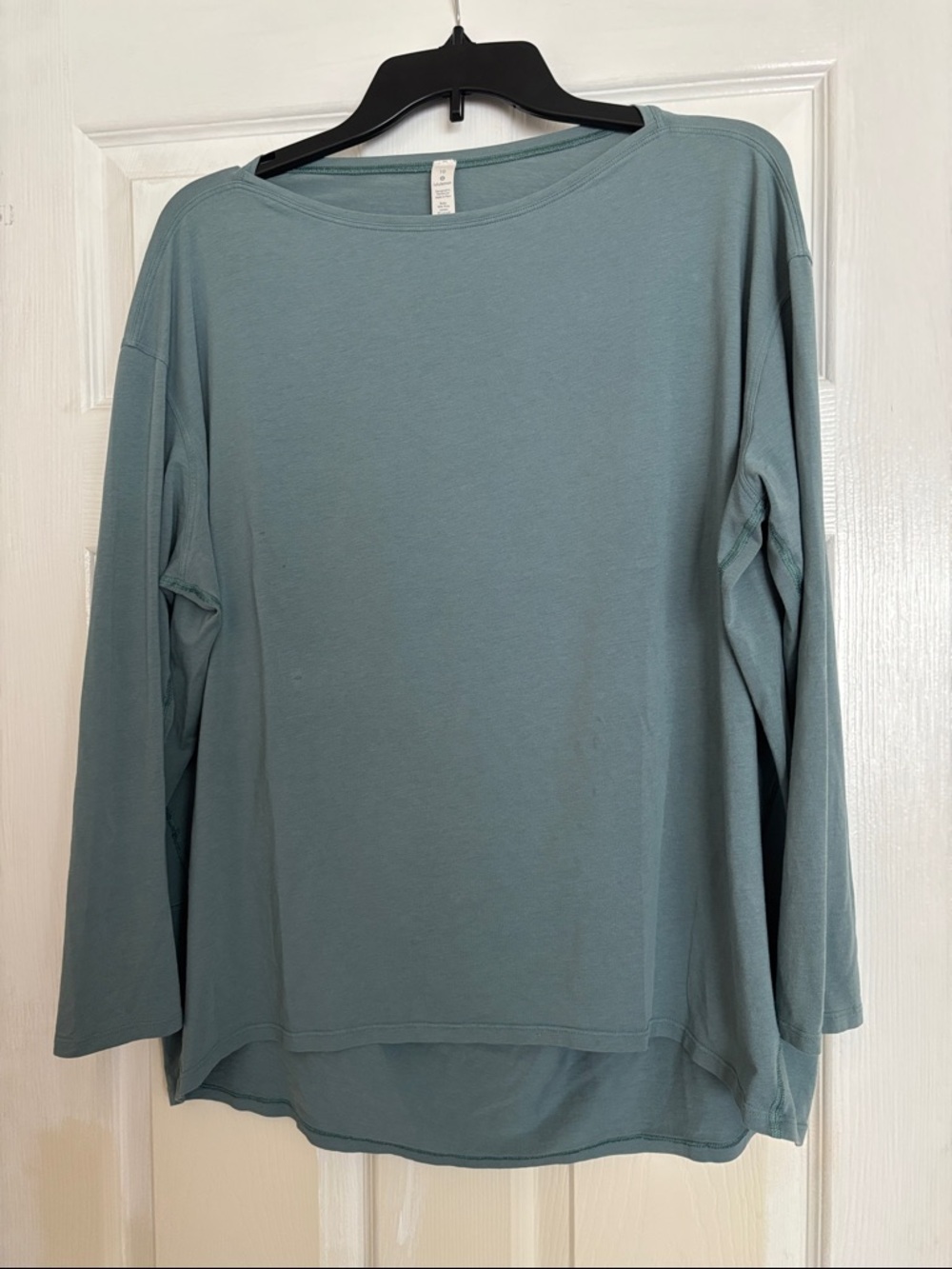 Lululemon athletica Women's Long-Sleeve Top in Light Teal size 10